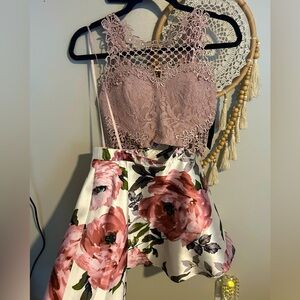 Two piece cocktail/prom/evening dress